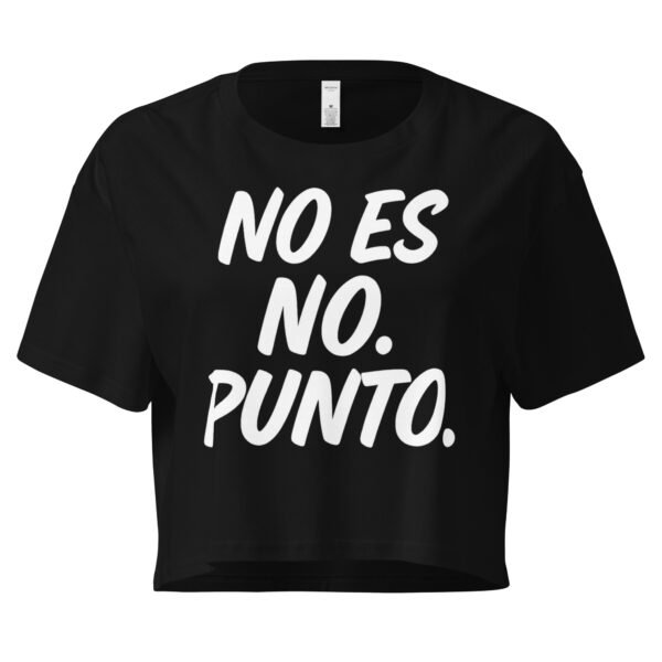 Women’s crop top NO es NO punto