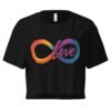 Women’s crop top LOVE infinity