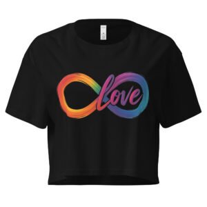 Women’s crop top LOVE infinity