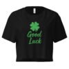 Women’s crop top good luck