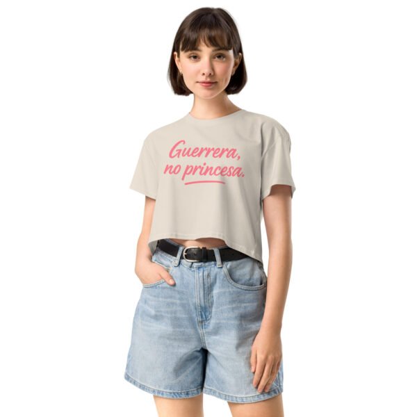 Women’s crop top guerrera no princesa