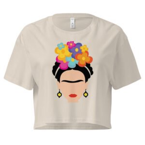 Frida - arte, fuerza y rebeldía   crop top