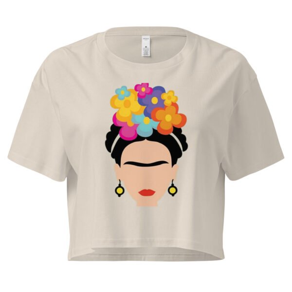 Frida - arte, fuerza y rebeldía   crop top