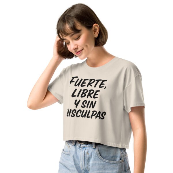 Women’s crop top sin disculpas