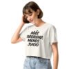 Women’s crop top menos juicio
