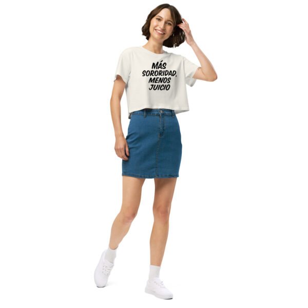 Women’s crop top menos juicio