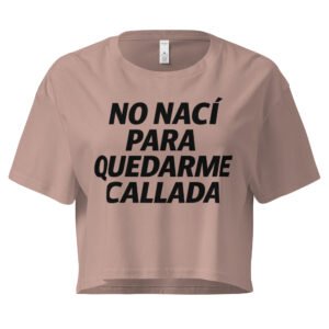 Women’s crop top no me callo