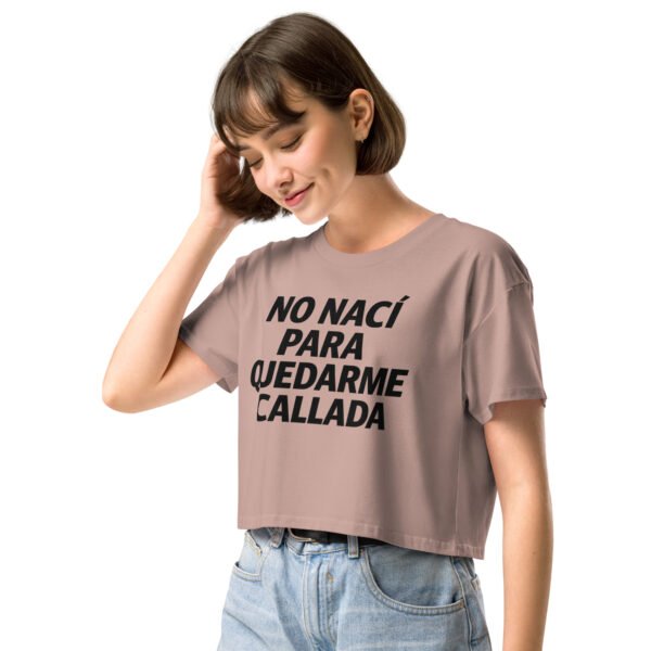Women’s crop top no me callo