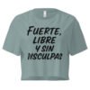 Women’s crop top sin disculpas