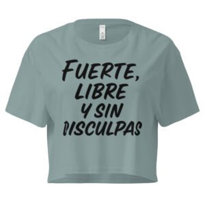 Women’s crop top sin disculpas