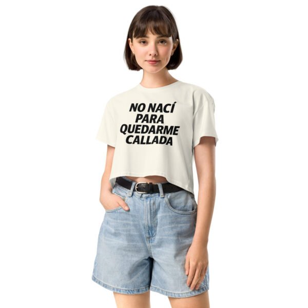 Women’s crop top no me callo