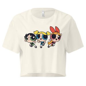 women crop top super poderosa