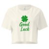 Women’s crop top good luck