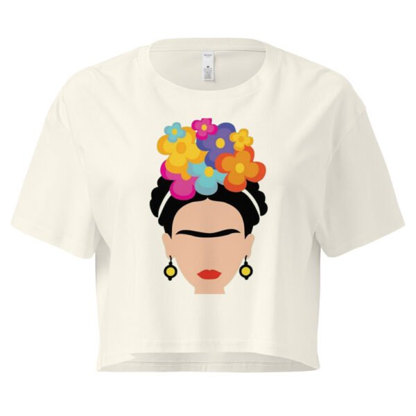 Frida - arte, fuerza y rebeldía   crop top