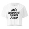 Women’s crop top menos juicio