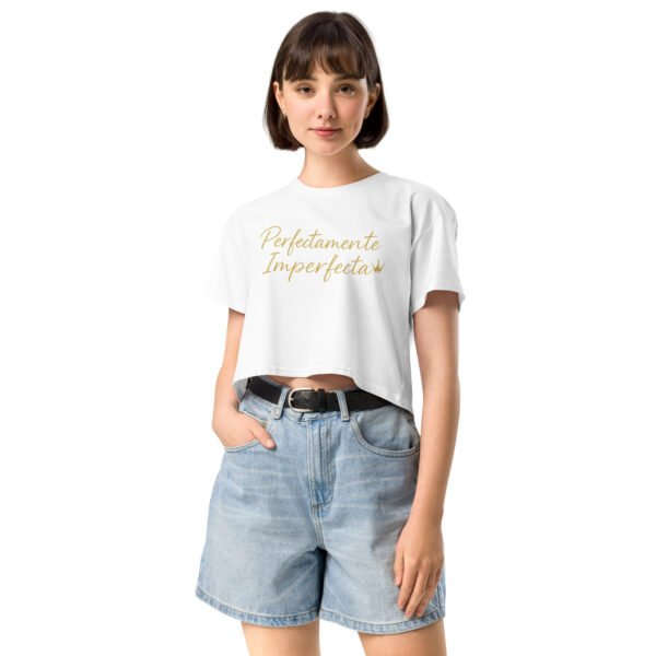 Women’s crop top  perfectamente imperfecta