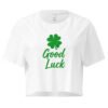 Women’s crop top good luck