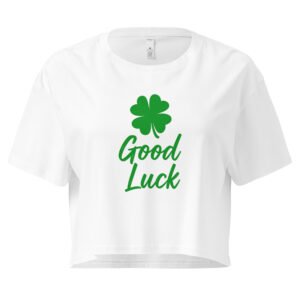 Women’s crop top good luck