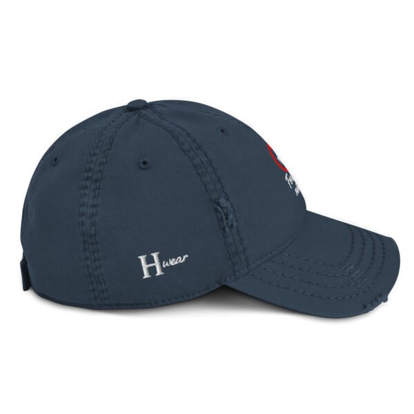 Forward, Not Back – Embroidered Distressed  Hat