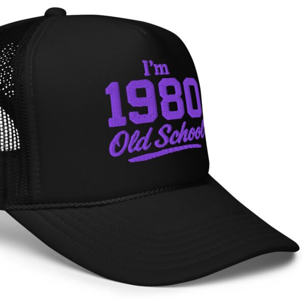 Foam trucker hat 1980 old shool