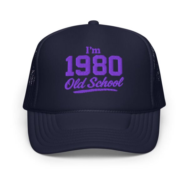 Foam trucker hat 1980 old shool