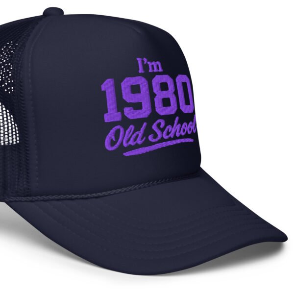 Foam trucker hat 1980 old shool