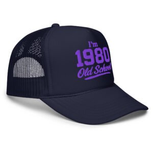 Foam trucker hat 1980 old shool