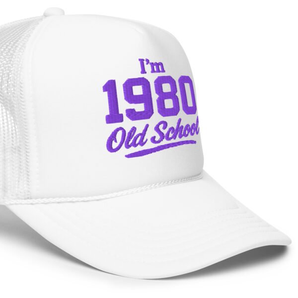 Foam trucker hat 1980 old shool