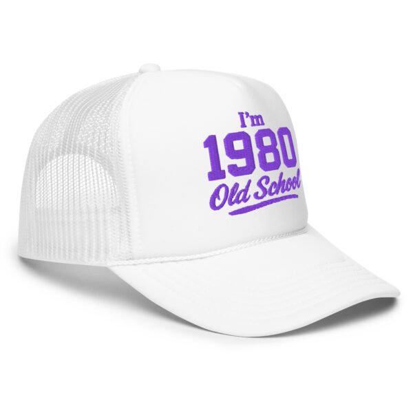 Foam trucker hat 1980 old shool