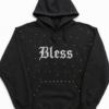 “Bless Rhinestone Hoodie –  Sparkle Edition
